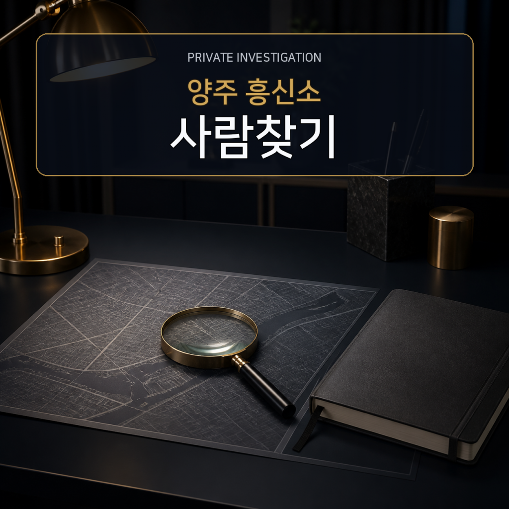 양주 사람찾기·소재파악 전문 흥신소
