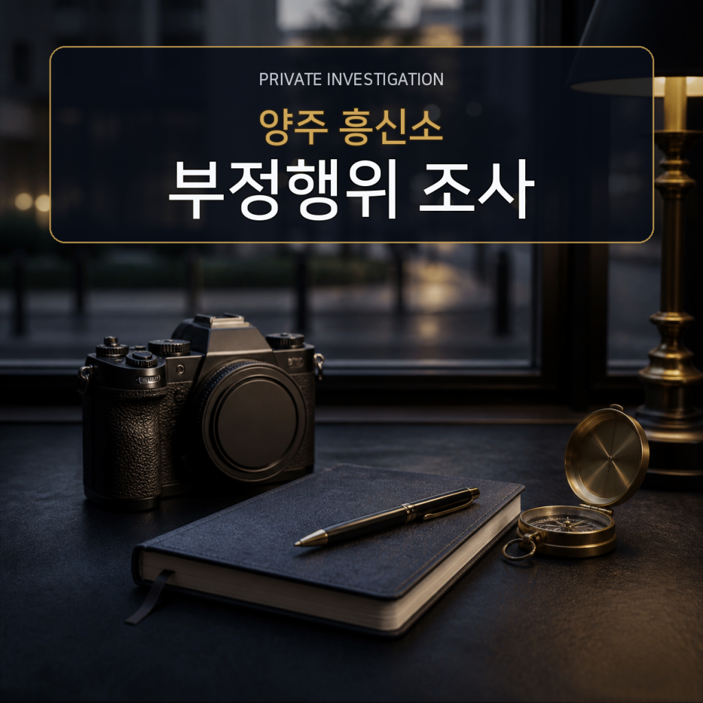 양주 부정행위 사실조사 전문 흥신소